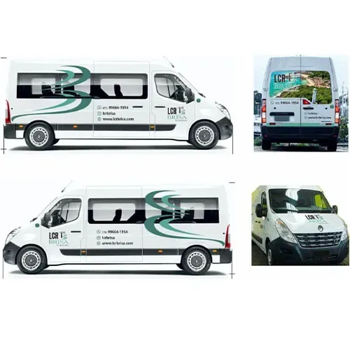 Vans revisadas da frota usada em translados na Bahia